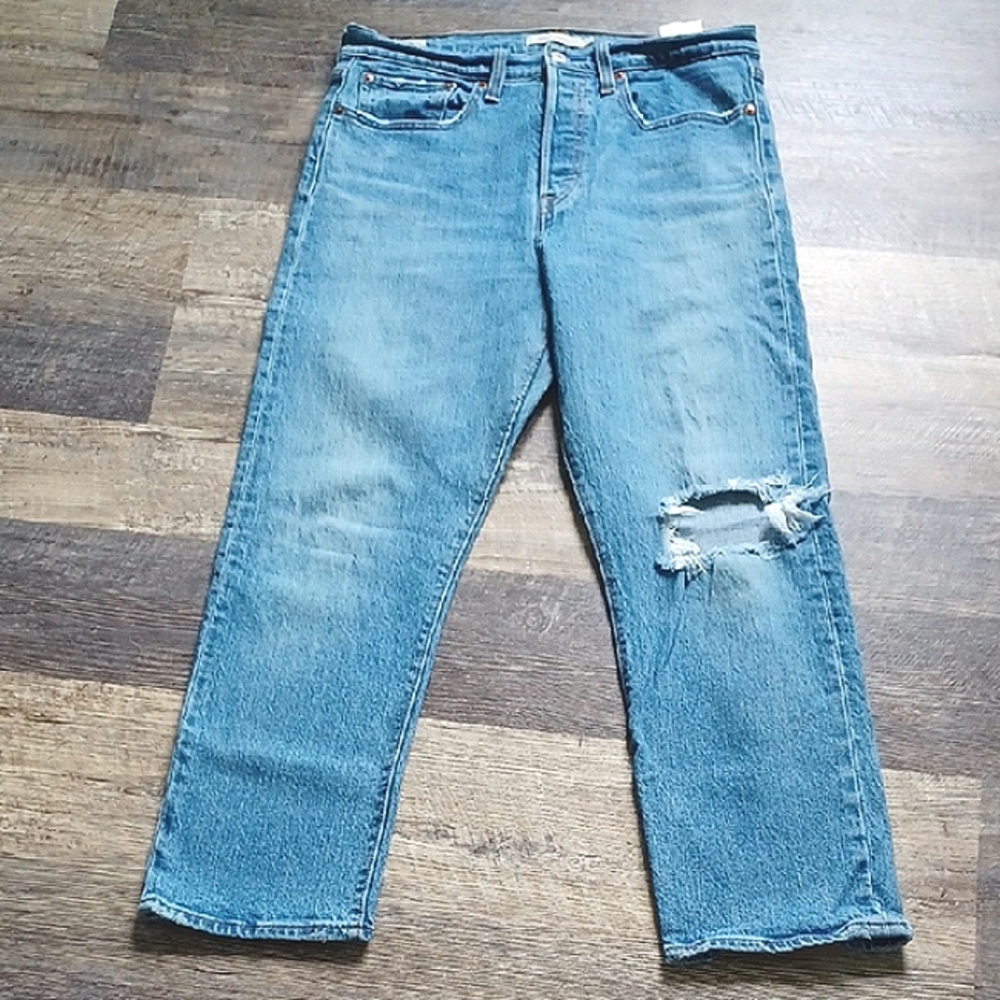 Levi's Wedgie Straight Ankle Jeans